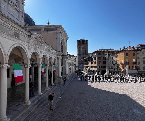 La cerimonia del 2 giugno in piazza Libertà a Udine