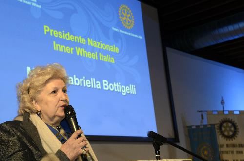 Maria Gabriella Bottigelli (Presidente Consiglio nazionale Inner Wheel Italia) al Forum "Lo start up d'impresa: l'evoluzione di un modello vincente" nella Sala conferenze del Molo IV - Trieste 05/03/2016