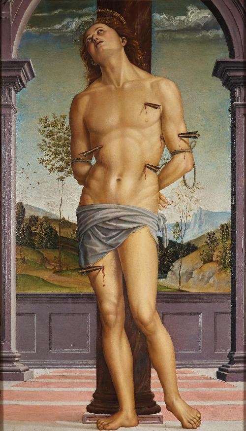 Nella foto il San Sebastiano del Perugino 