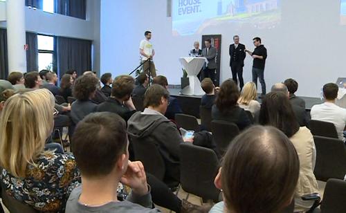 Apertura dell'evento "Start Up Live", al Lakeside Science and Technology Park - Klagenfurt 04/03/2016