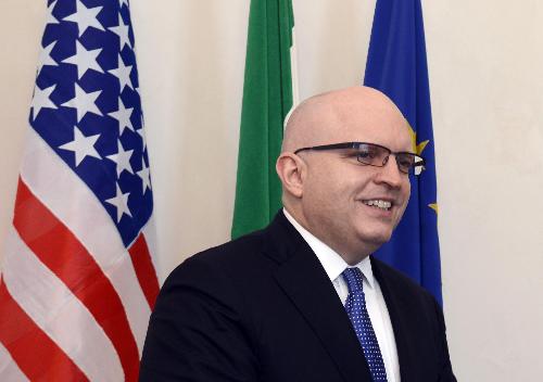 Philip T. Reeker (Console generale Stati Uniti d'America / USA a Milano) nella sede della Regione Friuli Venezia Giulia - Trieste 09/03/2016