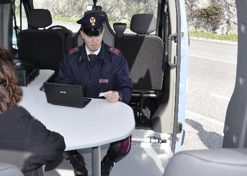 Ufficio Mobile della Polizia Stradale messo a disposizione dalla Regione Friuli Venezia Giulia – Trieste 14/03/2016