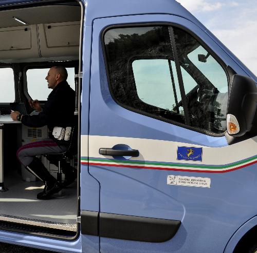 Ufficio Mobile della Polizia Stradale messo a disposizione dalla Regione Friuli Venezia Giulia – Trieste 14/03/2016