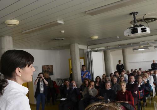Debora Serracchiani (Presidente Regione Friuli Venezia Giulia) all'inaugurazione del nuovo reparto di Dialisi dell'Ospedale - Gemona del Friuli 22/03/2016