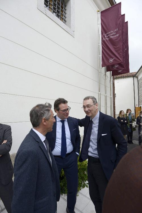 Sergio Bolzonello (Vicepresidente Regione FVG e assessore Attività produttive) all'inaugurazione della nuova sede del Consorzio del Prosciutto di San Daniele in via Ippolito Nievo 19 - San Daniele del Friuli 31/03/2016 (Foto Luca d'Agostino / Phocus Agency © 2016)