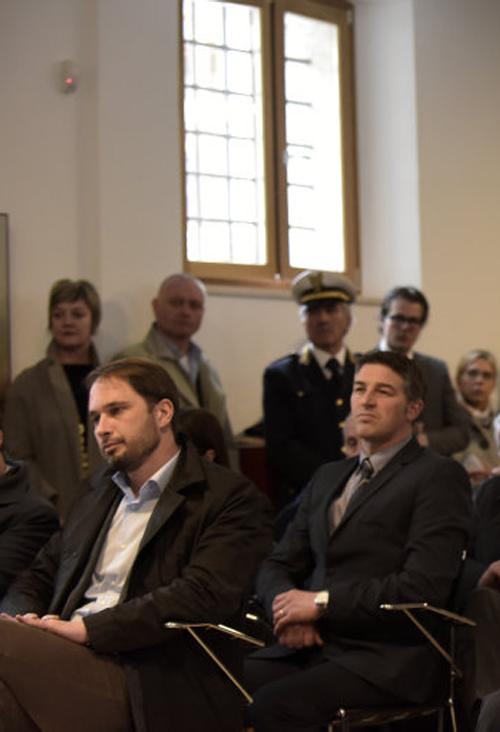 Cristiano Shaurli (Assessore regionale Risorse agricole e forestali) all'inaugurazione della nuova sede del Consorzio del Prosciutto di San Daniele in via Ippolito Nievo 19 - San Daniele del Friuli 31/03/2016 (Foto Luca d'Agostino / Phocus Agency © 2016)