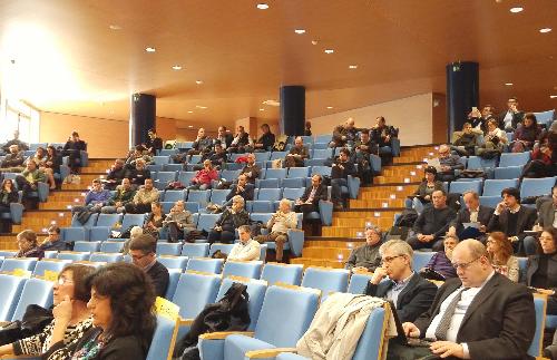 Platea al convegno "Legato non cado" sulla legge regionale n. 24 del 16 ottobre 2015, nell'Auditorium della Regione FVG - Udine 05/04/2016