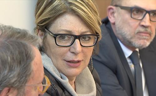 Maria Sandra Telesca (Assessore regionale Salute) alla conferenza stampa "Le attese al Pronto Soccorso di Cattinara valutate dai cittadini", all'Ospedale di Cattinara - Trieste 06/04/2016