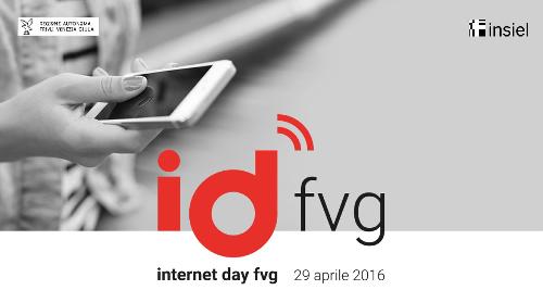 Logo dell'evento "internet day fvg / id fvg" presentato a Trieste il 12 aprile 2016