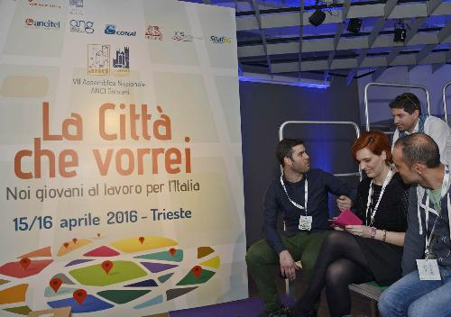 Settima assemblea nazionale ANCI Giovani, sul tema "La Città che vorrei", alla Stazione Marittima - Trieste 15/04/2016
