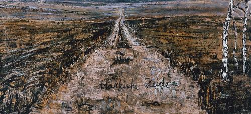 Il grande dipinto di Anselm Kiefer che accoglierà i visitatori dell'esposizione realizzata nell'ambito di Go!2025.