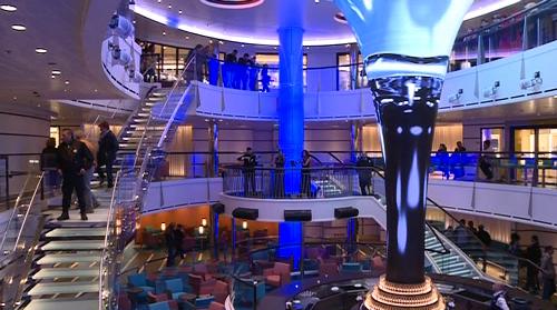 La Carnival Vista, nuova nave ammiraglia della Carnival Cruise Line, alla Fincantieri - Monfalcone 28/04/2016