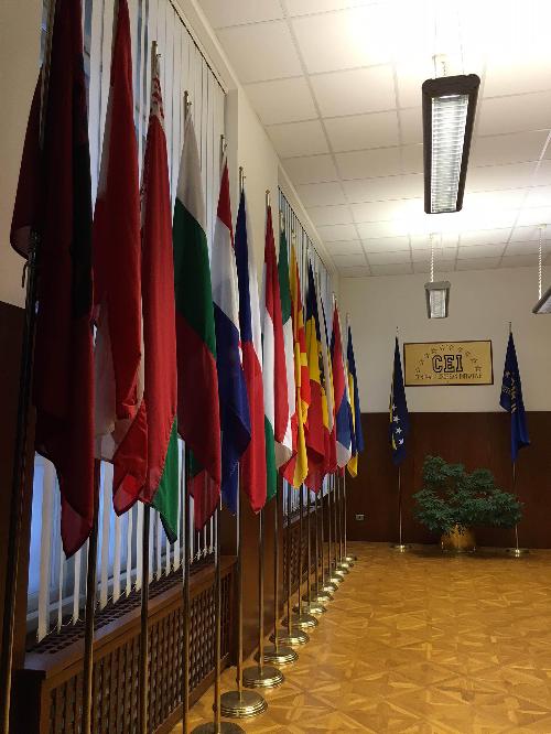 Sede dell'InCE/CEI (Iniziativa Centro Europea/Central European Initiative) in via Genova - Trieste 10/05/2016