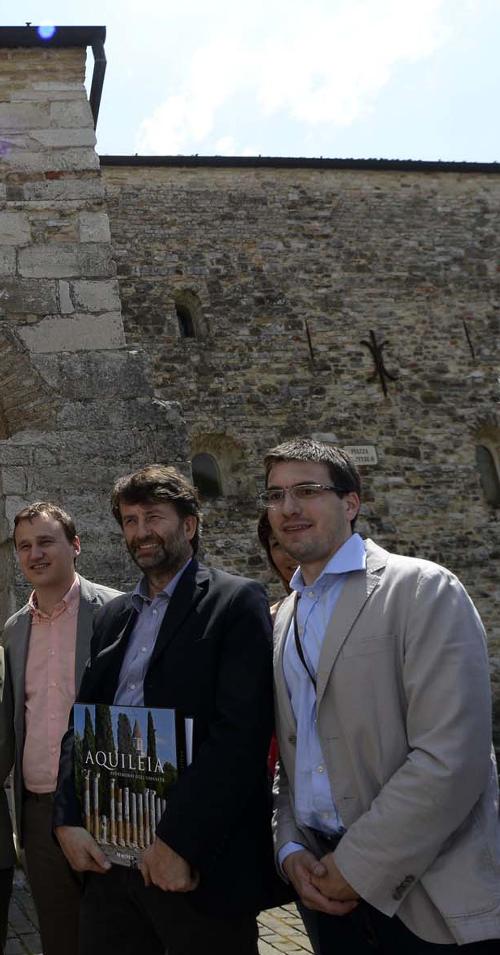 Visita di Dario Franceschini (Ministro Beni e Attività Culturali e Turismo) alla Basilica - Aquileia 23/05/2016
