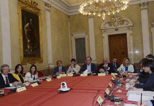 Ottava assemblea del Gruppo Europeo di Cooperazione Territoriale (GECT) Euregio Senza Confini, nella sede della Regione Friuli Venezia Giulia - Trieste 23/05/2016