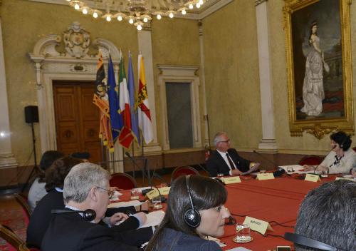 Ottava assemblea del Gruppo Europeo di Cooperazione Territoriale (GECT) Euregio Senza Confini, nella sede della Regione Friuli Venezia Giulia - Trieste 23/05/2016