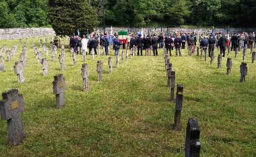 Cerimonia in memoria dei Caduti della Grande Guerra (iniziativa "L'Esercito combatte" organizzata dall'Esercito Italiano) - Cimitero Austroungarico di Prosecco (TS) 24/05/2016