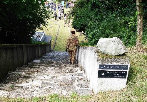 Cerimonia in memoria dei Caduti della Grande Guerra (iniziativa "L'Esercito combatte" organizzata dall'Esercito Italiano) - Cimitero Austroungarico di Prosecco (TS) 24/05/2016