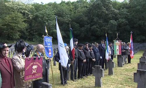 Cerimonia in memoria dei Caduti della Grande Guerra (iniziativa "L'Esercito combatte" organizzata dall'Esercito Italiano) - Cimitero Austroungarico di Prosecco (TS) 24/05/2016