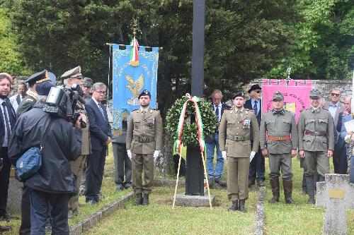 Cerimonia in memoria dei Caduti della Grande Guerra (iniziativa "L'Esercito combatte" organizzata dall'Esercito Italiano) - Cimitero Austroungarico di Prosecco (TS) 24/05/2016 (Foto CME Friuli Venezia Giulia)