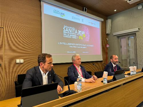 Il governatore Fedriga nel corso del suo intervento
