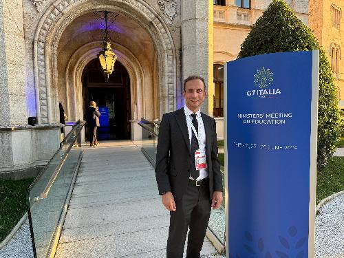 Il governatore Fedriga al Castello di Miramare per l'apertura del G7 Istruzione