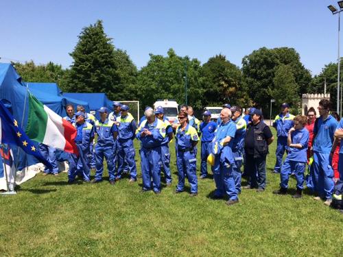 Esercitazione di Protezione civile organizzata dal Distretto Destra Torre - Campolongo Tapogliano 28/05/2016