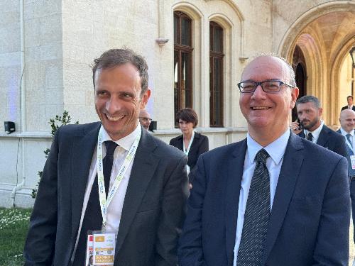 Il governatore Fedriga e il ministro Valditara