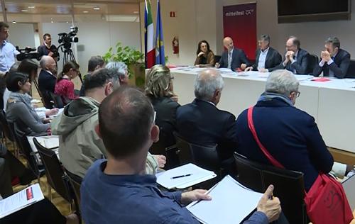 Conferenza stampa di presentazione della XXV edizione di Mittelfest "Terra! ... e all'orizzonte i fuochi" - Udine 31/05/2016