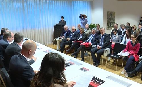 Conferenza stampa di presentazione della XXV edizione di Mittelfest "Terra! ... e all'orizzonte i fuochi" - Udine 31/05/2016