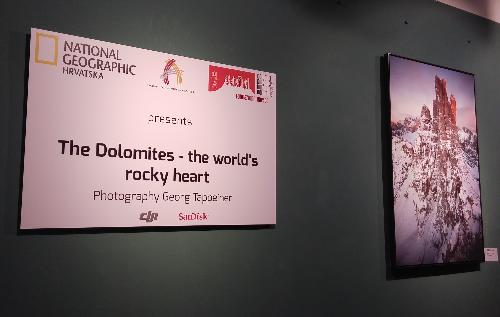 Inaugurazione della mostra "Dolomiti - Il cuore di pietra del mondo" - Zagabria 01/06/2016