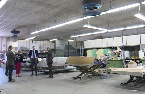 Sergio Bolzonello (Vicepresidente Regione FVG e assessore Attività produttive) visita la Moroso S.p.A. - Tavagnacco 07/06/2016