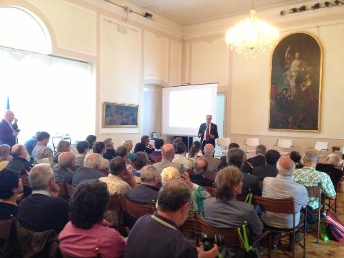 Gianni Torrenti (Assessore regionale Cultura) al Convegno promosso dalla Provincia di Gorizia sul futuro del Progetto Carso 2014+  -  Gorizia 14/06/2016
