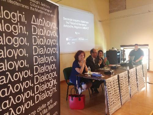 1 Gianni Torrenti (Assessore regionale Cultura) all'incontro sulle Residenze artistiche a Villa Manin - Passariano di Codroipo (UD) 16/06/2016