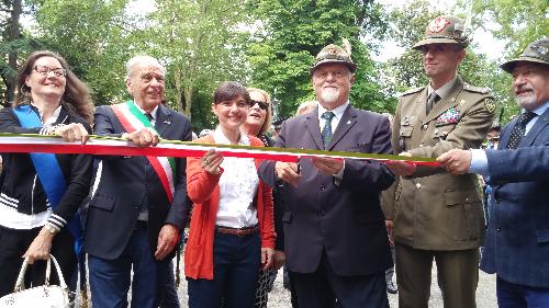 Inaugurazione della mostra allestita in occasione dell'Adunata nazionale della Brigata alpina Julia - Gorizia 17/06/2016
