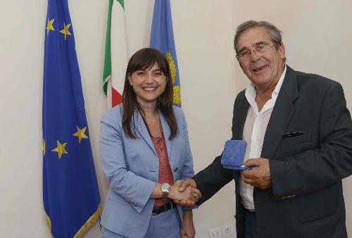 Debora Serracchiani (Presidente Regione Friuli Venezia Giulia) e Alfredo Lener (Presidente Corte dei Conti FVG) - Trieste 23/06/2016