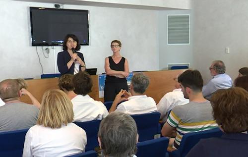 Mariagrazia Santoro (Assessore regionale Infrastrutture e Territorio) al Teatro Comunale per l'iniziativa "Il Treno di Pasolini" - Casarsa della Delizia 26/06/2016