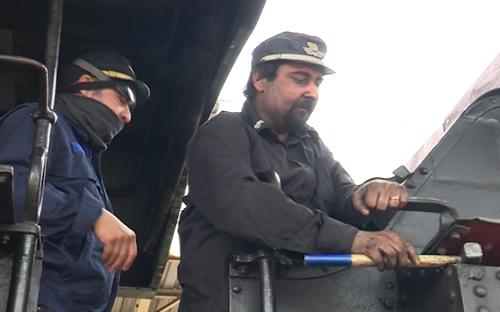 Locomotiva del Centoporte utilizzato per l'iniziativa "Il Treno di Pasolini" - Casarsa della Delizia 26/06/2016