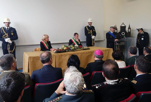 Intervento di Arrigo Buranel (Comandante Polizia locale Pordenone e Roveredo) alla cerimonia per i 145 anni del Corpo di Polizia locale - Pordenone 27/06/2016