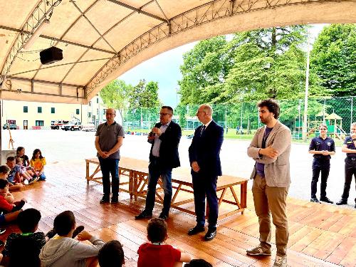 Gli interventi con l'assessore regionale alla Protezione Civile, Riccardo Riccardi.