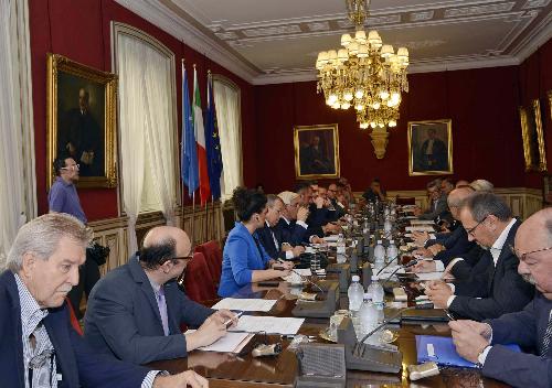 La Regione Friuli Venezia Giulia incontra le delegazioni delle Camere di Commercio di Serbia e Kosovo, nella sede della CCIAA - Trieste 08/07/2016