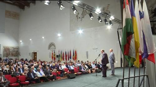 Gianni Torrenti (Assessore regionale Cultura) all'inaugurazione dell'edizione numero 25 del Mittelfest - Cividale del Friuli (UD) 16/07/2016