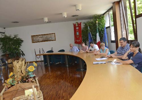 Debora Serracchiani (Presidente Regione Friuli Venezia Giulia) durante la visita istituzionale in Val Pesarina - Prato Carnico (UD) 18/07/2016