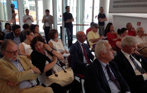Il pubblico alla presentazione delle Giornate del Cinema Muto - Pordenone 25/07/2016