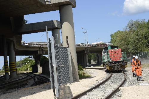 Il Varco ferroviario 4 del Porto Nuovo, aperto oggi - Trieste 29/07/2016