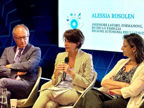 L'intervento dell'assessore regionale alla Ricerca Alessia Rosolen in occasione del convegno svoltosi all'Innovation District di Milano