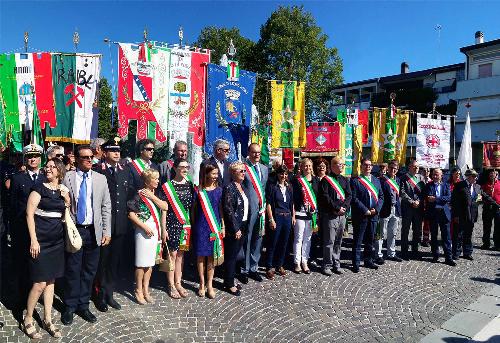 Celebrazioni del sessantesimo anniversario della tragedia di Marcinelle (Belgio), presente Debora Serracchiani (Presidente Regione Friuli Venezia Giulia) - Azzano Decimo 07/08/2016