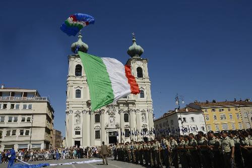 Celebrazioni del centenario dell'entrata in forze delle truppe italiane a Gorizia, in piazza Vittoria - Gorizia 08/08/2016