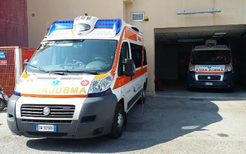 Le ambulanze del Distretto sanitario dell'AAS n. 2 - Grado 29/08/2016