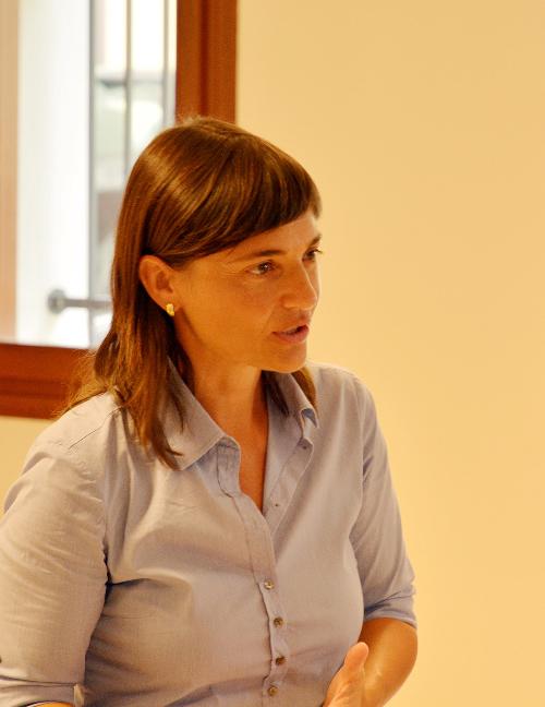 Debora Serracchiani (Presidente Regione Friuli Venezia Giulia) nella sede dell'Agenzia Regionale per la Protezione dell'Ambiente (ARPA) - Palmanova 30/08/2016 